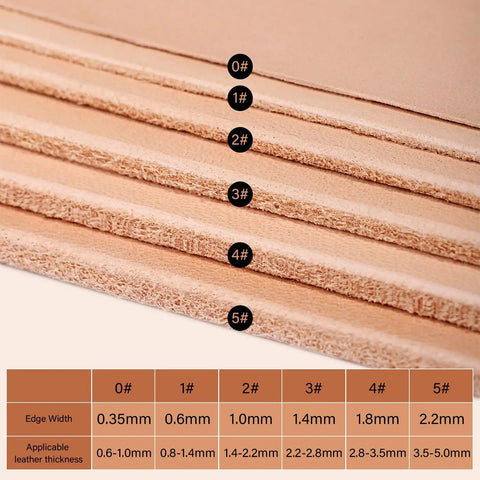 Leather Edge Beveler Pro 1mm Skiving Tool Edger Cutter Creaser Skiver Leathercraft Kit edge size chart