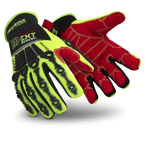 Cut Resistant Impact Protective Extrication Gloves With Waterproof Build And SuperFabric Palm, EXT Rescue 4014 Model, XX Large, Built For Heavy Duty Rescue And Handling Sharp Objects