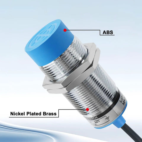 Inductive Proximity Sensor M30 NPN NO Unshielded 15mm Detection 12 To 24V DC Supply With LED Indicator for industrial automation