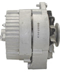 Side view of remanufactured alternator with durable bearings and high temp lubricant double lip seals for everyday vehicles