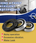 Washer Bearing And Seal Revival Kit Compatible With Samsung DC62-00156A 6601-002632 6601-002516 for smooth laundry repair parts.