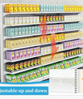 Top Shelf Double Sided Gondola Shelving Display Featuring Adjustable Four Tier Store Shelves For Retail Grocery And Liquor Center Island Premium Steel Commercial Rack Straight Up Built Solid Heavy Lifter Setup with visible adjustable shelves.