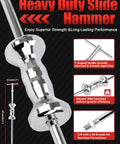 Heavy Duty Slide Hammer from the Nine Way Slide Hammer Puller Set For Front Wheel Hub Removal And Rear Wheel Axle Extraction