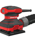 Corded One Quarter Inch Sheet Sander With Thirteen Thousand Five Hundred OPM Pro Grade Two Amp Power On Board Dust Bag
