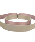 Trizact Cloth Belt 307EA A80 JE-Weight 3x132 Film-Lok, pink and beige, designed for cooler-running and consistent finishes.