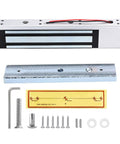 600Lbs Magnetic Door Lock Kit With Remote Control For Your Home Security, 12V Fail Safe NC Mode, Easy DIY Install components