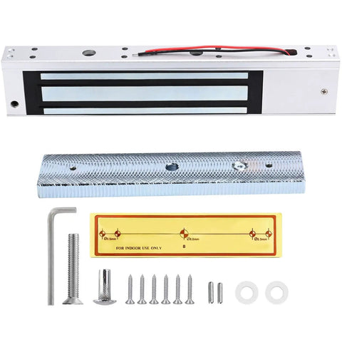 600Lbs Magnetic Door Lock Kit With Remote Control For Your Home Security, 12V Fail Safe NC Mode, Easy DIY Install components
