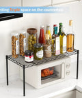 One Tier Wire Shelf Rack 30 Inch Wide By 14 Inch Deep By 17 Inch High Adjustable Metal Wire Shelving Unit for Kitchen Storage