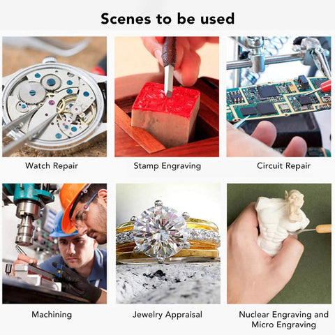 Different uses for Soldering Helper Arm With 3X Magnifying Lamp The Ultimate Third Hand Soldering Station in various tasks.