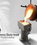 Heavy duty load casting process for 4 Ft Mini Cabinet Bypass Double Sliding Barn Door Hardware Track Kit with carbon steel track.