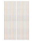 Top Grade 20 Piece Phosphor Copper Welding Rods For Brazing Copper Tubing, 25cm length, for AC and fridge repair.