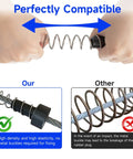 Beefy PE Stopper Set for Zip Line Spring Brake Systems showing compatibility with high-density PE cushioning on cable.