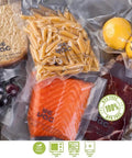 Commercial Grade Vacuum Sealer Bags 8 By 12 Inch Quart Size For Food Saver Seal A Meal BPA Free Heavy Duty vacuum storage meal prep