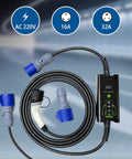 Travel Ready Portable Level 2 EV Charger 16 Amp 32 Amp Fast Home Charging Station IP65 Waterproof Cable For European Standard EVs Charge Faster Anywhere You Plug In