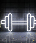 Barbell And Dumbbell Neon Sign For Home Gym Decor LED Neon Lights Wall Art That Pumps Up Sports Space Vibe For Fitness Lovers