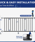 Heavy Duty Modular Deck Railing System 36 Inches High By 6 Feet Long Solid 6063 Aluminum Rails installation guide with snap-lock feature.