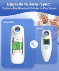 Peak Flow Meter For Home Lung Health, Easy To Use PEF And FEV1 Monitor For Adults And Kids 4 Plus, Pre Calibrated Sensor, No Setup Needed, Real Time Breath Health Tracking, upgraded and classic models shown