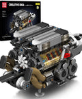 W16 Engine Building Kit That Lets You Build Your Own 16-Cylinder V8 Power, Turbocharged STEM Car Engine Model, 952 Pieces