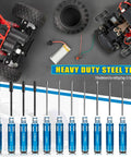 All In One Tool Kit For Remote Control Cars Boats Drones Quadcopters And Helicopters 24Pcs Hex Drivers close-up view