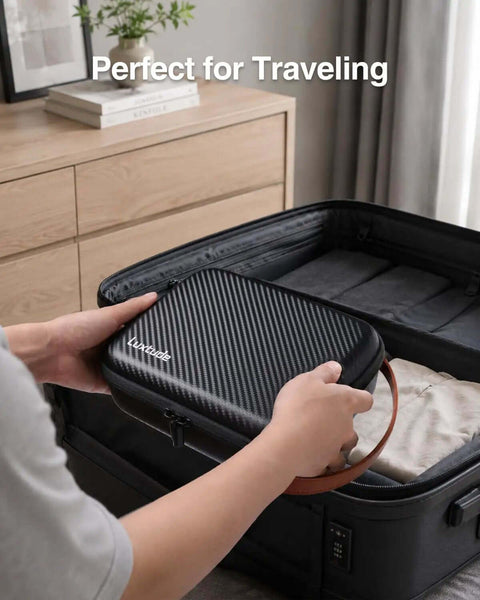 Level Up Your Rig With This Top Shelf Hard EVA Case Featuring Removable Foam Inserts For Shockproof Camera Organizer And Ready To Roll Drone Gear Bag With Strong Build in a travel suitcase.