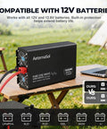True 2000W Sine Wave Inverter DC 12V To AC 110 120V for RV Truck Home Backup, showing compatibility with 12V batteries.