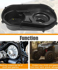 Beefy Outer Clutch Cover For Polaris General And RZR CVT Housing Replacement 2635611 displayed with function benefits