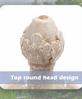 Top of Three Tier Outdoor Water Fountain For Garden And Patio Freestanding 48 Inch Tall Water Feature With Pump Zen Vibes Calming Backyard Waterfall Sounds Beige Finish Great Yard Decor For Outdoor Or Indoor Display