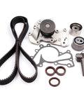 Hyundai Timing Belt Kit With Water Pump And Tensioners For Santa Fe Sonata Tiburon Tucson Optima And Sportage All In One Replacement 2001 2006 1999 2005 2003 2008 2005 2010 Vehicle Maintenance Kit components