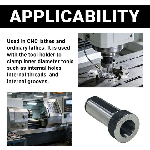 D25 Lathe Tool Holder Adapter For MT2 Morse Taper Spindle To 25mm Shank Built Tough 40Cr Steel Boring Bar and CNC Lathe Use