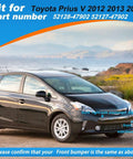 Toyota Prius V Front Bumper Tow Hook Cover Cap Left Driver Side Silver For 2012 2013 2014 Direct Fit Towing Eye Replacement