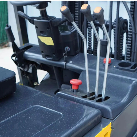 Control panel of a Heavy Duty 2 Ton And 3 Ton Electric Forklift Stacker With Compact Design For Easy Warehouse Material Handling.
