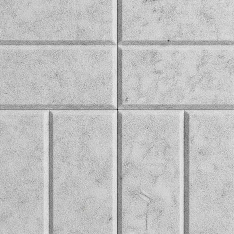 Close-up of Premium Slick Self Adhesive Foam Panels 12 Pack Acoustic Wall Tiles for soundproofing, showcasing gray texture.