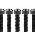Titanium M6x25mm Torx Square Head Bolt Pack Of 5 In Black 6AL4V Grade 5 Titanium For Bikes Motorcycles And Cars 1mm Pitch