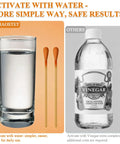 Image comparing activation methods: glass of water with two swabs for Top Rated Lead Paint Test Kit Featuring 80 Water Activated Swabs For No Sweat Testing Hands Down Delivers Quick Results In 30 Seconds Solid Pick For Safe Home Renovation Prep.