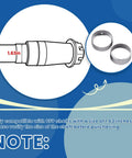Diagram showing Two Piece 33517U Spindle Sleeve With Lube Hole For UFP Boat Trailer Spindle fitting on 1.63 in diameter shaft.