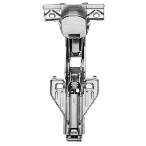 Front view of 165 Degree Lazy Susan Cabinet Hinges For Face Frame Kitchens Two Pack Soft Close With Clip On Plate