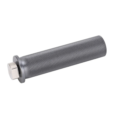 Rock Solid 20mm Bench Dogs Aluminum Alloy Workbench Stops close-up of textured cylindrical design