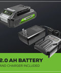 24V Cordless Oscillating Multi Tool For Cutting Scraping Sanding And Nailing With 6 Speed Settings 2Ah Battery 2A Charger