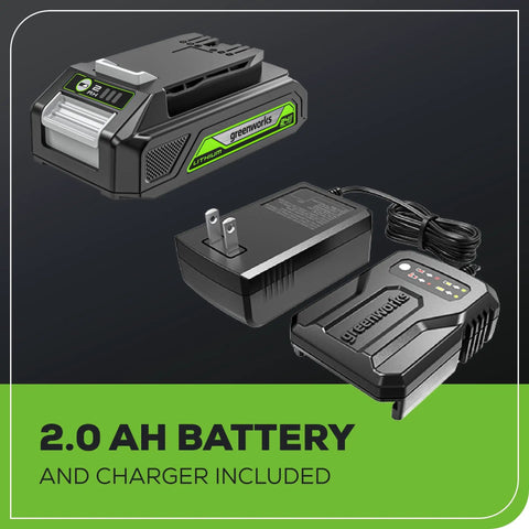 24V Cordless Oscillating Multi Tool For Cutting Scraping Sanding And Nailing With 6 Speed Settings 2Ah Battery 2A Charger