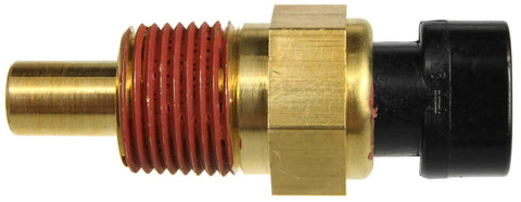 Direct Bolt On Engine Coolant Temperature Sensor With Factory Spec Thermal Grease showing brass housing and rubber seal.