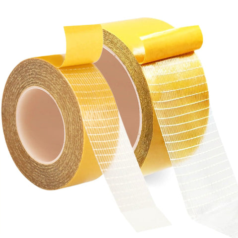 No Sew No Iron Hem Tape Duo Pack With 1 Inch And 2 Inch Rolls 39 Feet Each Heavy Duty Double Sided Mounting Tape Ultra Strong