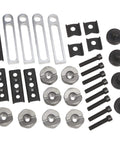 Pro Grade Welding Table Workholding Base Kit 32 Piece Set For Fixing Round And Square Tubes Or Plates With Four Threaded Adapters