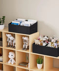 Trapezoid Folding Closet Storage Bins With Handles And Divider Set Of 4 Heavy Duty Baskets For Clothes Toys Or Linens Space Saving Organizer