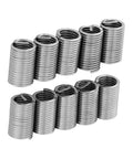 10 Pcs M8x1.25 Helicoil Thread Repair Kit In 304 Stainless Steel, Durable Wire Screw Sleeve Inserts For Damaged Threads, Reusable Bolt Hole Repair