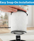 Installing VF4000 Replacement Filter Two Pack For 5 To 20 Gallon Wet Dry Vacs Compatible With Husky and Craftsman units.