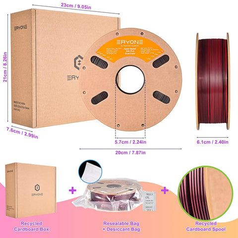 Top Shelf Silky Sheen Dual Color Green And Yellow PLA Plus One Point Seven Five Millimeter 3D Printer Filament One Kilo Spool Pump Out Prints Rapidly With Buttery Smooth Flow And Heavy Duty Strength