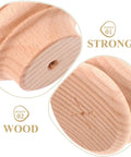Durable Brown Wood Furniture Leg Replacement For Sofa Chair Cabinet And Table Easy Install Sturdy Wood Legs For DIY Home Repair