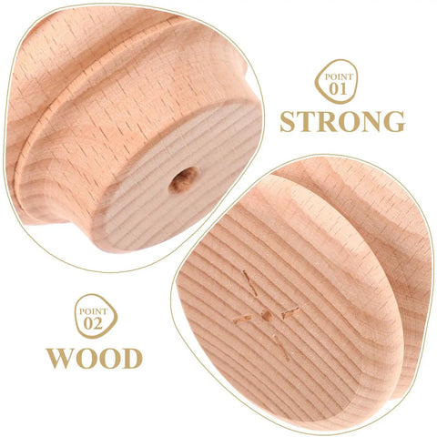 Durable Brown Wood Furniture Leg Replacement For Sofa Chair Cabinet And Table Easy Install Sturdy Wood Legs For DIY Home Repair