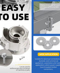 Image showing 100 Pack M3 x 15mm Large Fender Washers in 304 Stainless Steel, Flat Washer Set for Screws and Hardware, 1.2mm Thick.