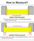 How to measure Heavy Duty Aluminum Flood Barriers For Front Doors And Driveways Tough As Nails Reusable Outdoor Weather Shield.